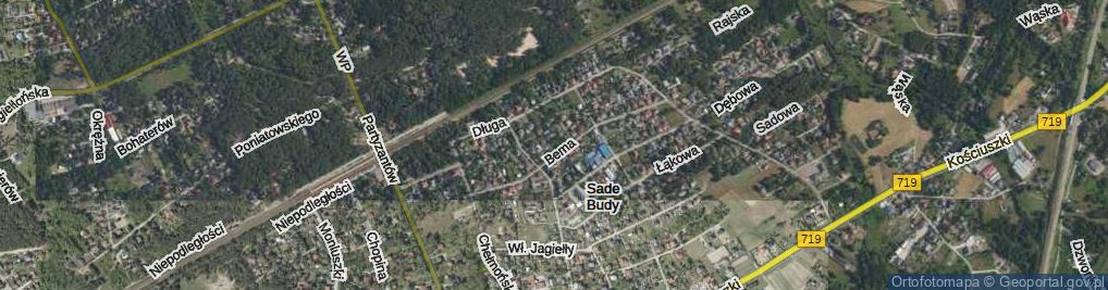 Zdjęcie satelitarne Zacisze ul.